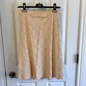 Luca Luca peach lace skirt size 40